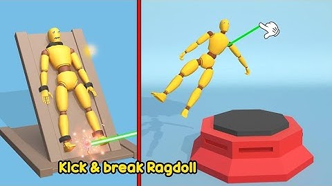 Kick & Break The Ragdoll Games All New Levels Gameplay ASMR. 