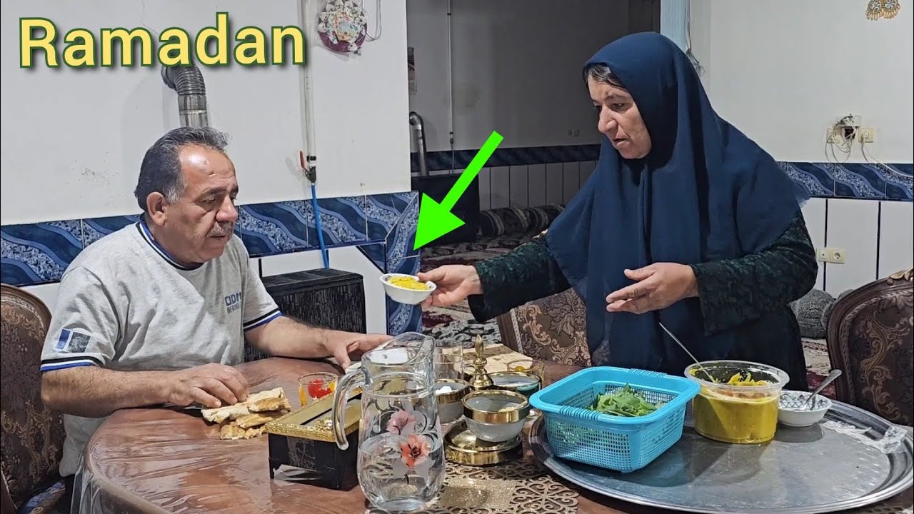 The Taste of Love; The Simple Table of an Engineer and His Wife After a Day of Fasting