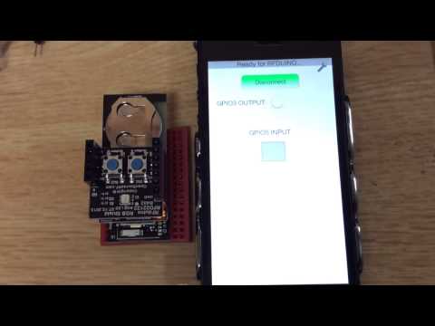 RFduino with techBASIC: test LED Button