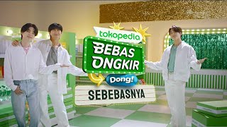 Tokopedia x BTS • Bebas Ongkir Dong • 방탄소년단 • SUGA RM JK • TVC Edisi 2022 • Iklan Indonesia 15 sec
