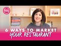 6 Easy Ways to Market Your Restaurant | Elysium Marketing Group