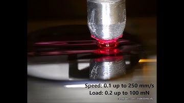 3 - Falex Tribology Application - Extreme precision friction & wear testing for micromech. contacts