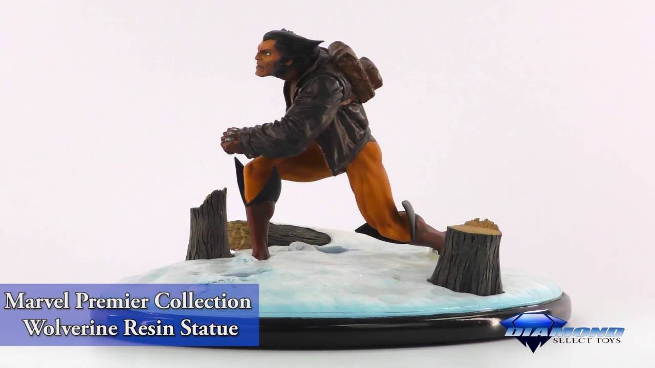 Marvel Premier Collection Wolverine Resin Statue 360 + Packaging