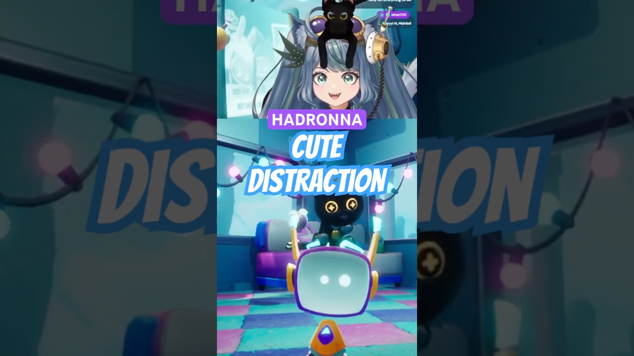 CUTE Distraction! #cozygaming #cat