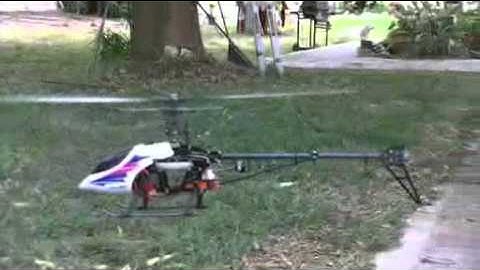 Trex 450 clone - first flight
