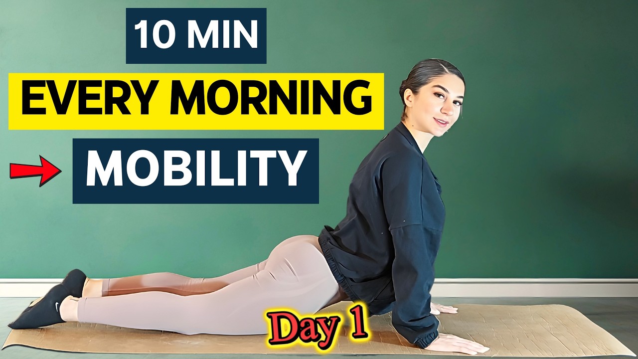 10-минутная программа для идеальной подвижности | Восстановление гибкости | День 1
