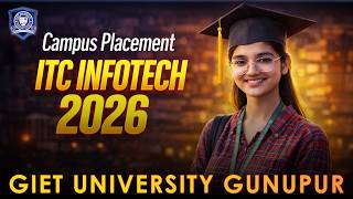 Future Tech Leaders Begin Their Journey Giet University Students Placed At Itc Infotech