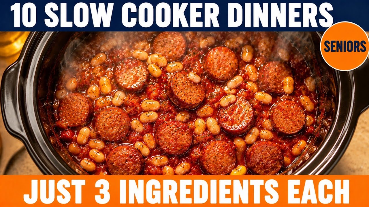 10 Cheap 3 Ingredient Slow Cooker Meals for Seniors — Transcript