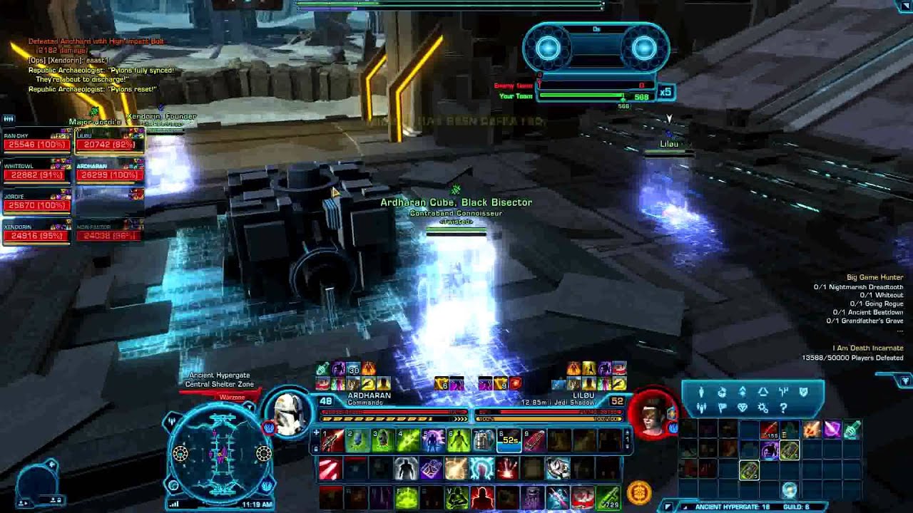 SWTOR Commando Pre 55 Healing Ancient Hypergates