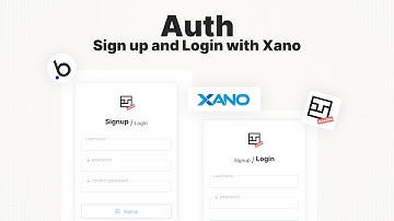 Sign up and Login with Xano | Bubble.io Tutorial