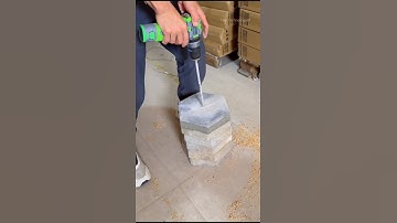 latest  concrete drilling heavy bit! #shorts #diy #tools