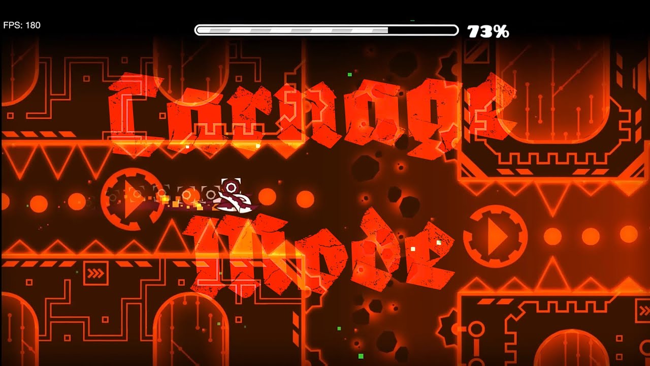 Carnage Mode 100% New Hardest (Extreme Demon) by Findexi & More