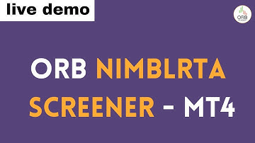 ORB NimblrTA Screener for MT4 LIVE Demo 14-1-2021