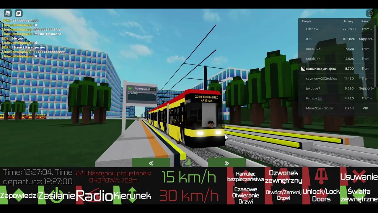 (SPECIAL NA 200 SUBÓW) ROBLOX: DTG2 Pesa Swing 120Na Linia 20 Kier. Metro Ratusz Arsenał