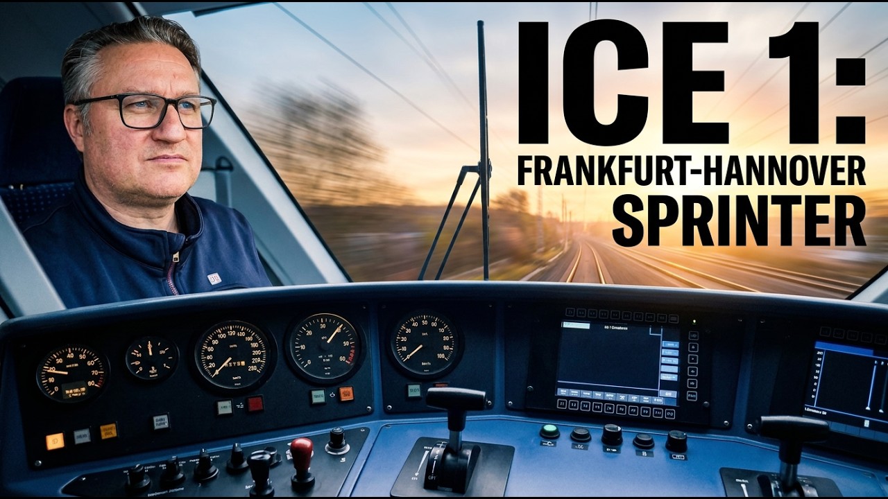 🚄 ICE1 Sprinter Frankfurt–Hannover | Führerstandsmitfahrt mit Störungen nach Zugentgleisung bei Elze