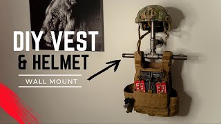 Diy Tactical Vest Helmet Stand Mount Cheap And Easy