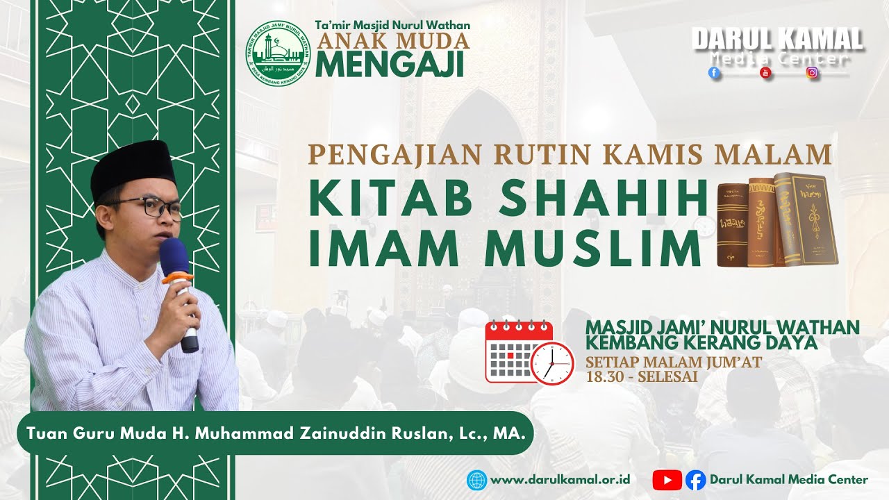 🔴 Kajian Mingguan Shahih Imam Muslim Edisi 01 Januari 2026