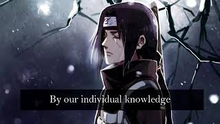 Itachis Words Of Illusion.