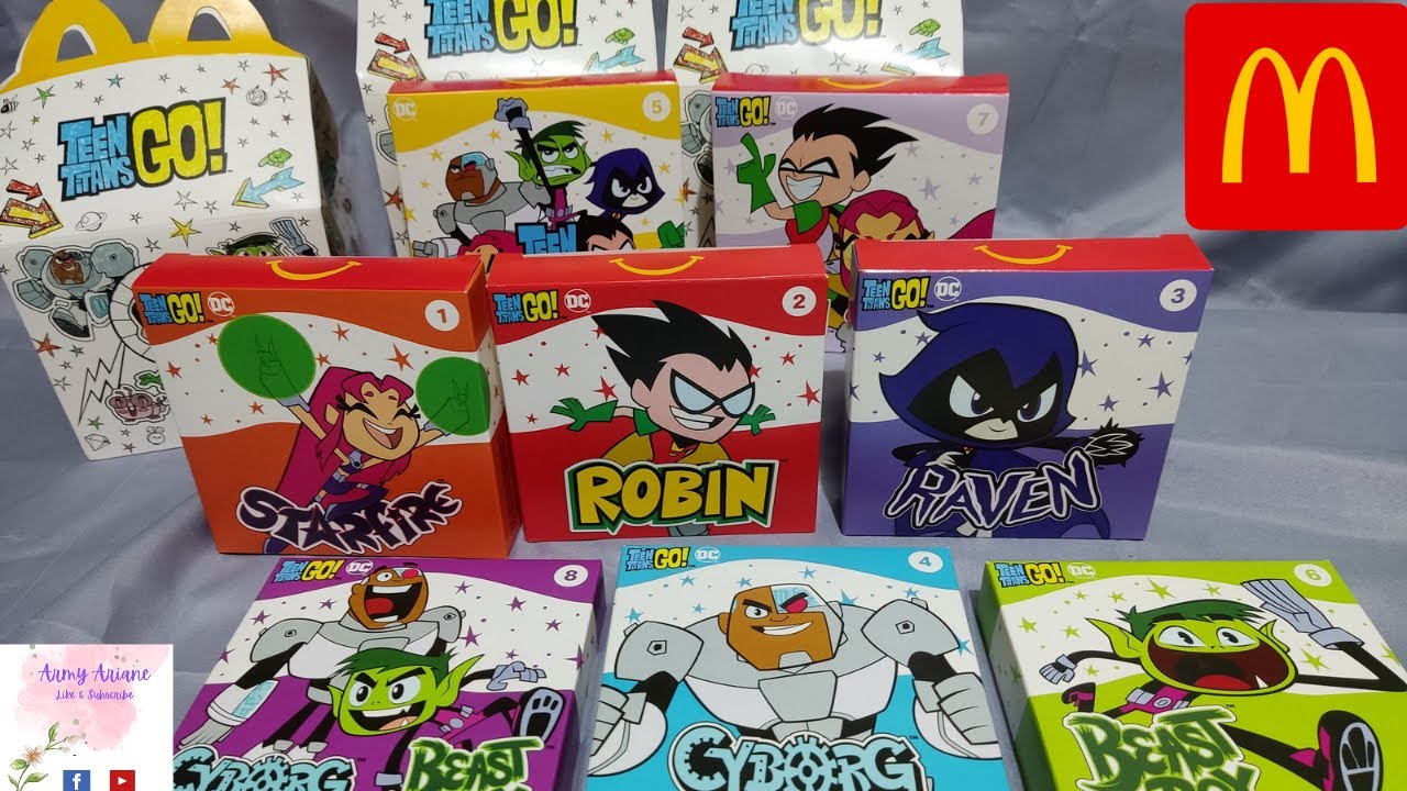 DC Teen Titans Go Happy Meal Mcdo Philippines #mcdonalds #happymeal # ...
