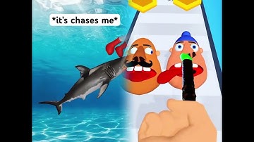 When You Think A Shark Is In The Pool #shorts #relatable