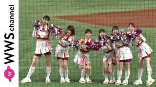 「ミスマガジン2022」ミニスカユニフォームでチアリーディング！