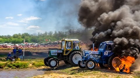 Гонки на тракторах  "Бизон-Трек-Шоу" / Tractor racing "Bizon-Track-Show"