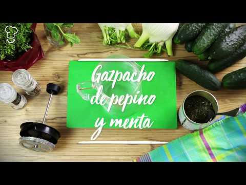 Video: Como Hacer Gazpacho De Pepino Y Menta