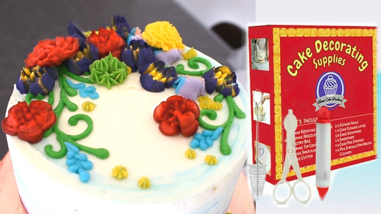 Aleeza Cake Wonders 60 Piece Complete Beginners Cake Decorators Baking Set 