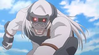 Danmachi Bell Cranel Vs. Silverback Fight Scene Only