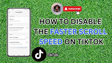 How To Disable The Faster Scroll Speed On TikTok | Simple Solution