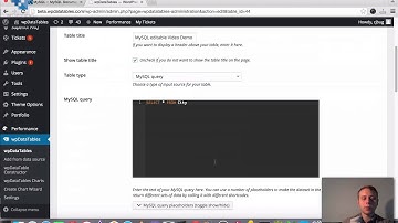 How to Create Editable Tables in WordPress with wpDataTables Plugin