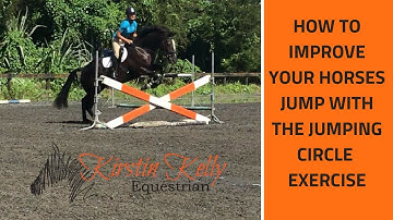 How to improve your show jumping rounds with the circle jump exercise - Kirstin Kelly Equestrian