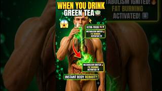 🍵 What Happens When You Drink Green Tea Every Day 😱 ? | #shorts #FitnessFacts  #antioxidants