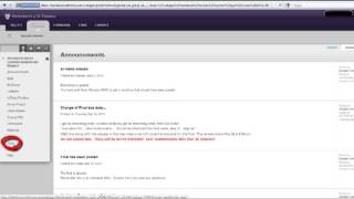 Blackboard Navigation