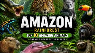 Amazon Rainforest Animals 🐆🌿 | Wild Jungle Life &amp; Survival Documentary#savage jungle#4k