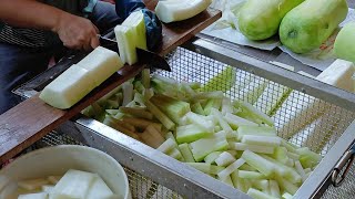 Winter Melon Candy Making Skills /傳承三代,古早味冬瓜條製作-Taiwan Street Food