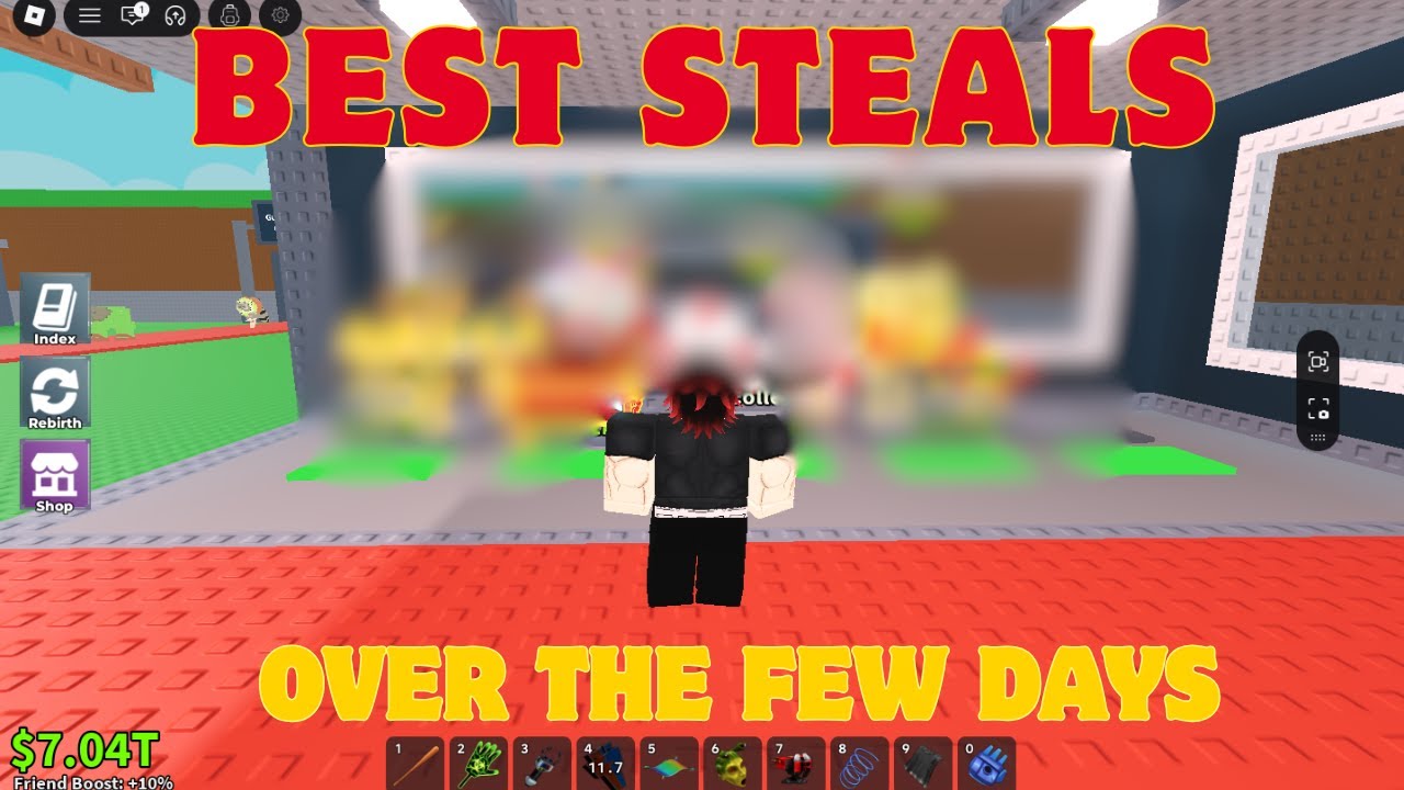 MY BEST STEALS over the CHRISTMAS UPDATE|STEAL A BRAINROT