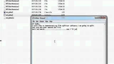 The Fastest File Splitter and Joiner