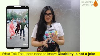 What TikTok Users Need to Know: Disability is not a joke