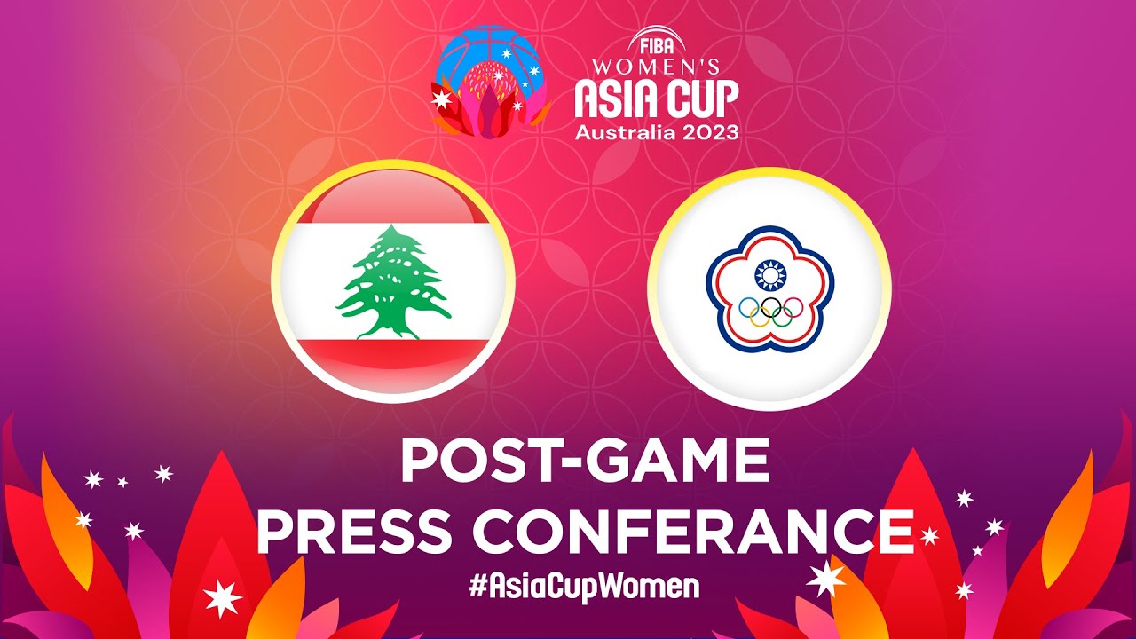 Lebanon v Chinese Taipei - Press Conference | FIBA Women's Asia Cup 2023