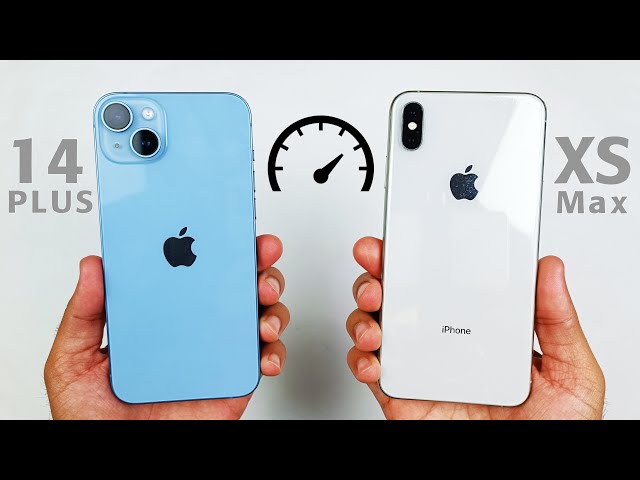 iPhone 14 Plus vs iPhone XS Max - SPEED TEST⚡️ *SHOCKING*
