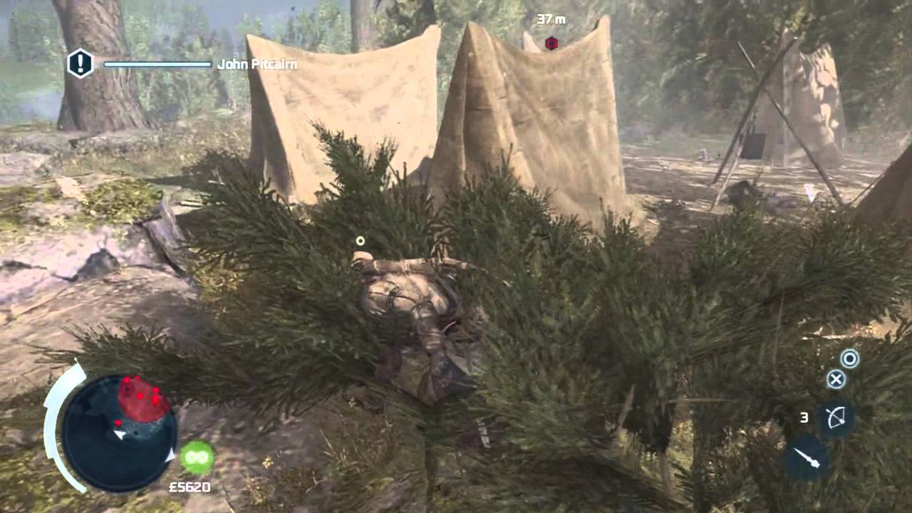 Assassin's Creed 3 Clean & Timely Air Assassination of John Pitcairn
