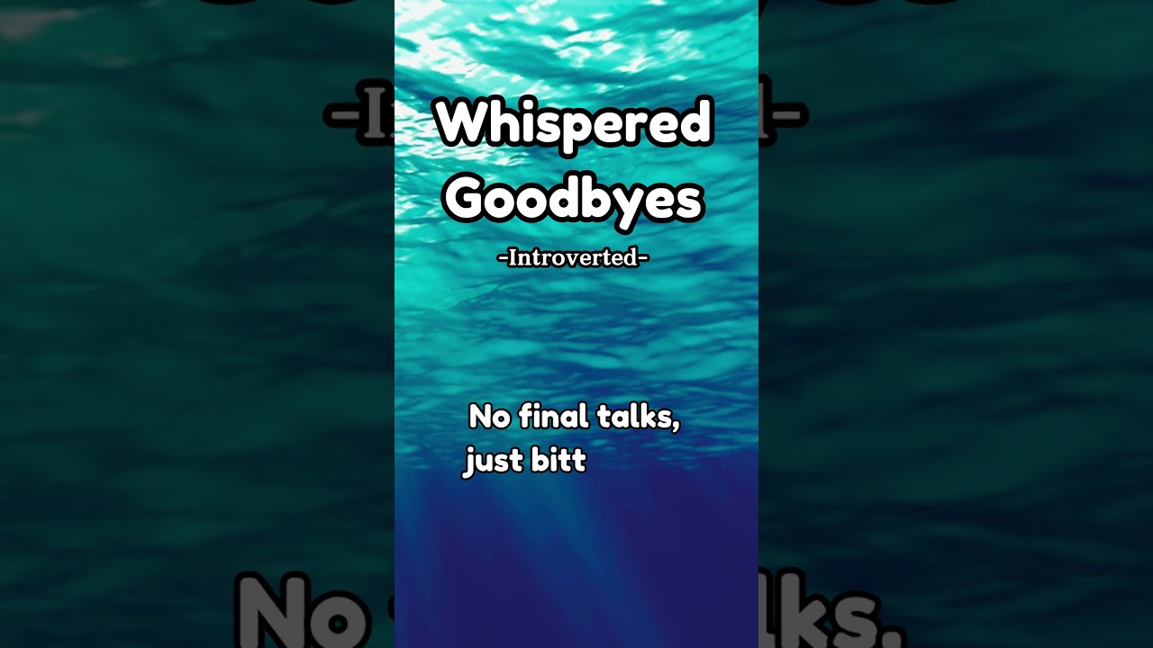 Watch Whispered Goodbyes - Introverted (From the Archives) on YouTube Watch Whispered Goodbyes - Introverted (From the Archives) on YouTube