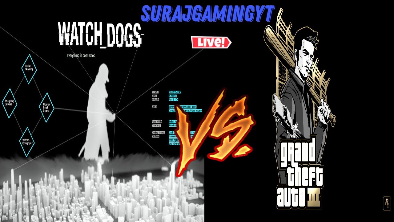 🔴GTA TRILOGY  & WATCH DOGS LIVE 🔴CHILL WITH SURAJGAMINGYT🔴ROAD TO 600 SUBS🔴