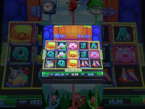 Buzzsaw & Clock Bonus on Huff n Triple Puff! #slots @quickhitslotscasino