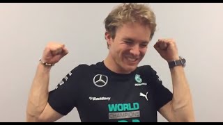 Information Nico Rosberg: slow motion interview nach dem Gewinn der Konstrukteurs-WM beim GP 2014 Guide
