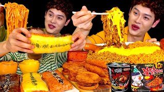 ASMR 고스트페퍼 불닭볶음면 불닭쌈 짜파게티 매운스파게티 면먹방 모음집~!! Ghost Pepper Buldak Spicy Noodles MuKBang Collection~!!