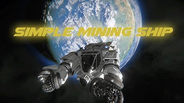 Space Engineers - starter asteroid miner (vanilla) - build tutorial !OUTDATED!