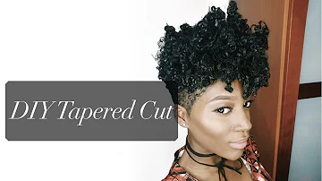 Natural Hair Style: Updated DIY TAPERED CUT TUTORIAL| BIG CHOP NUMBER 2