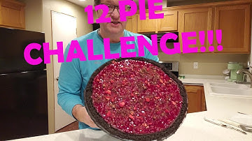 12 Pie Challenge - The Baked No Bake Chocolate Raspberry Cream Pie